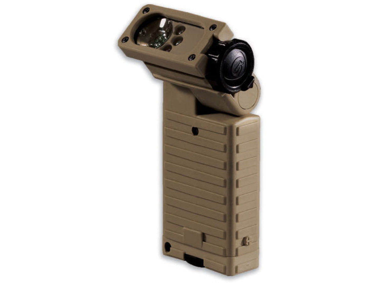 Streamlight Sidewinder Tactical Flashlight Military Model Coyote Tan - C4 White Red Blue IR LEDs Clam Pack