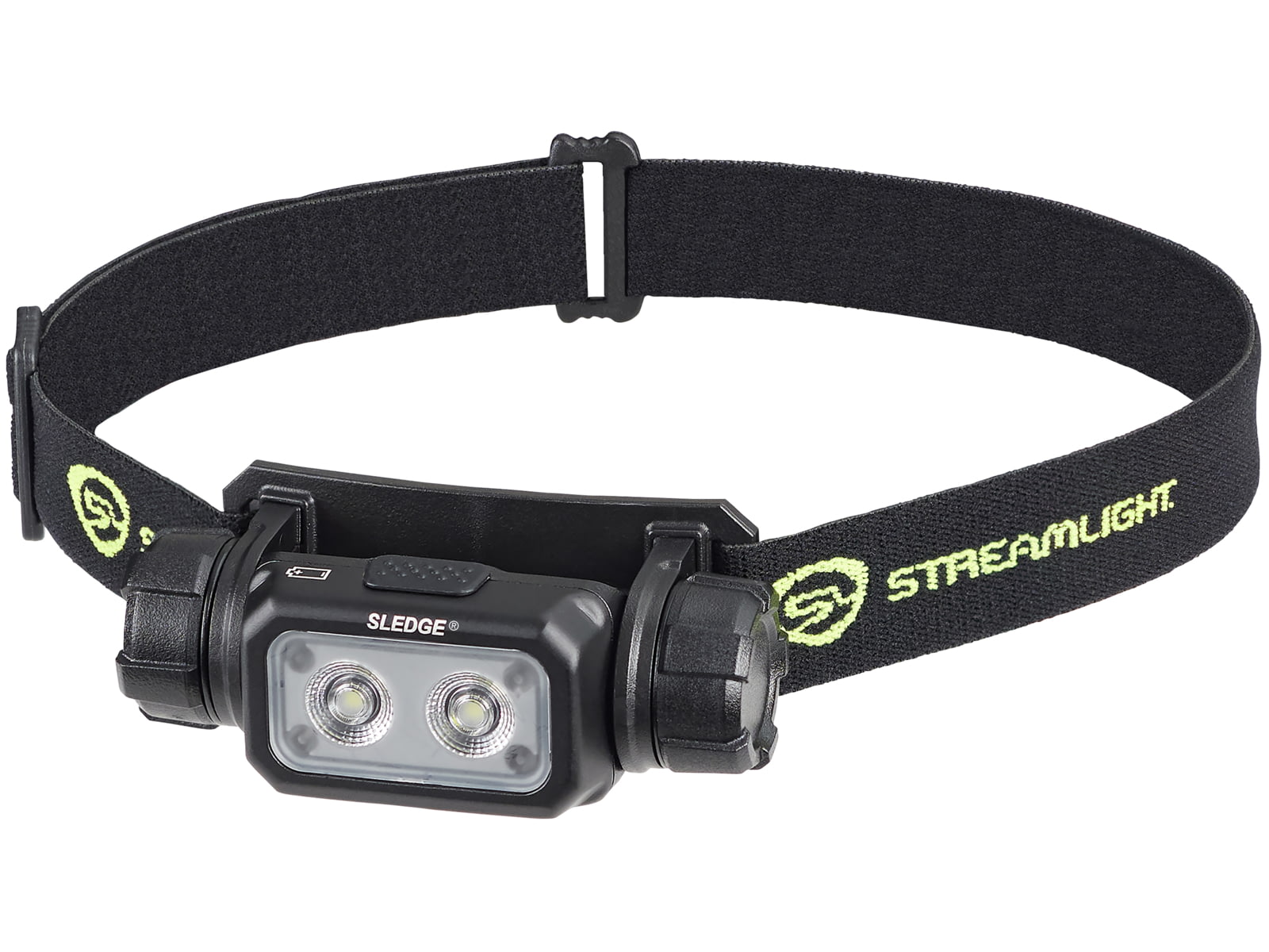 Streamlight Sledge Lithium Ion Battery/CR123A 600 Lumens LED Headlamp Black