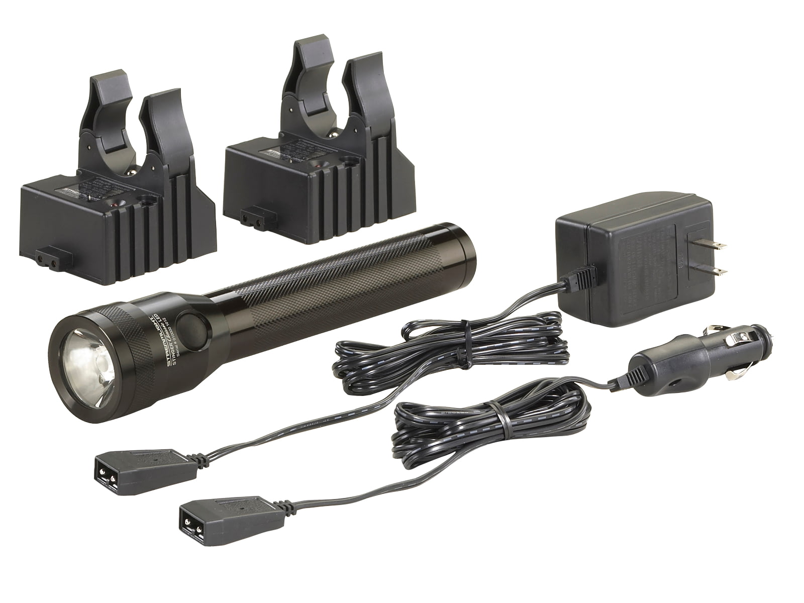 Streamlight Stinger Classic LED Flashlight - 120V AC/DC - 2 Holders NiCd