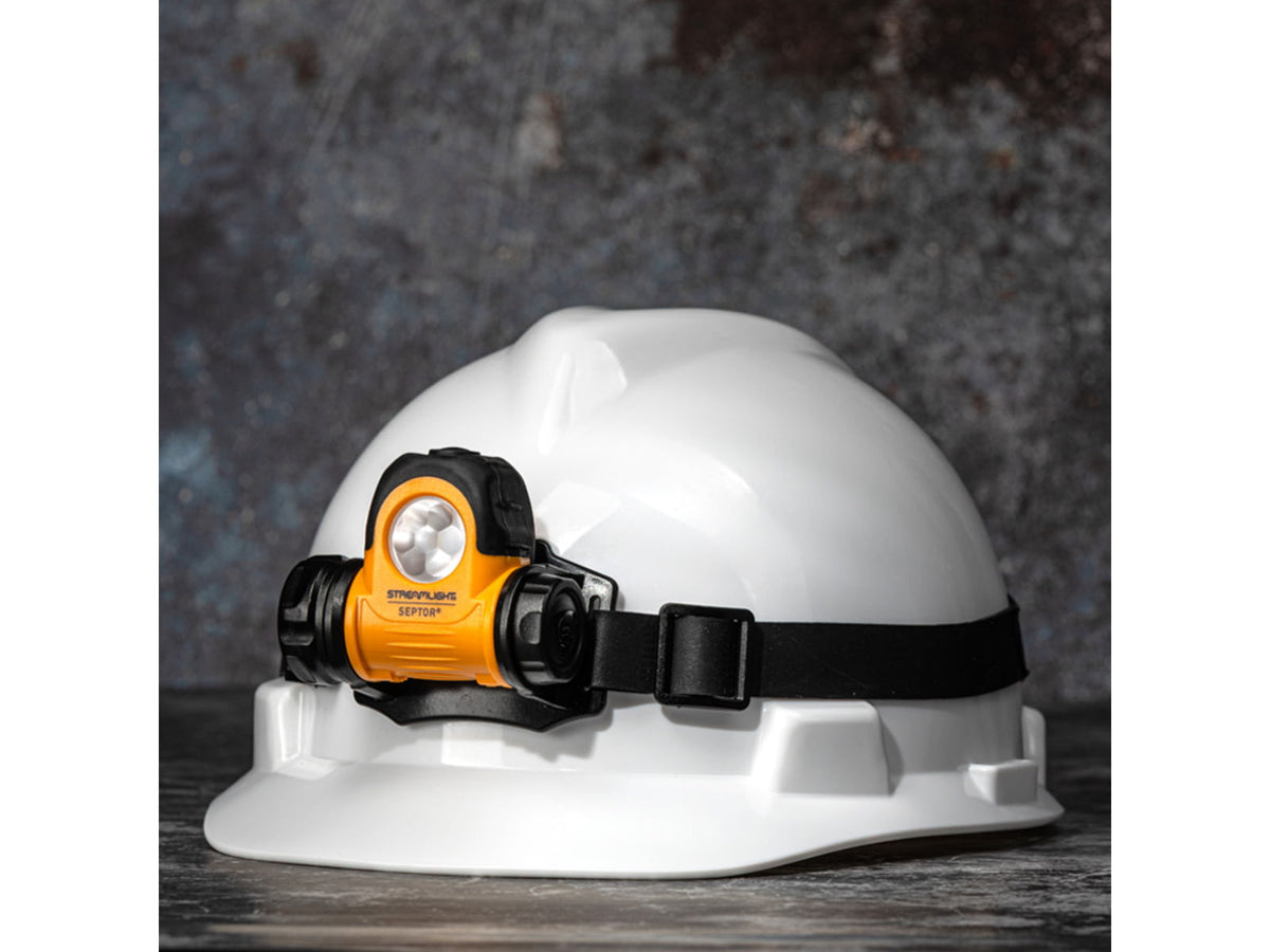 Streamlight Septor AAA 25-200 Lumens LED Headlamp Yellow
