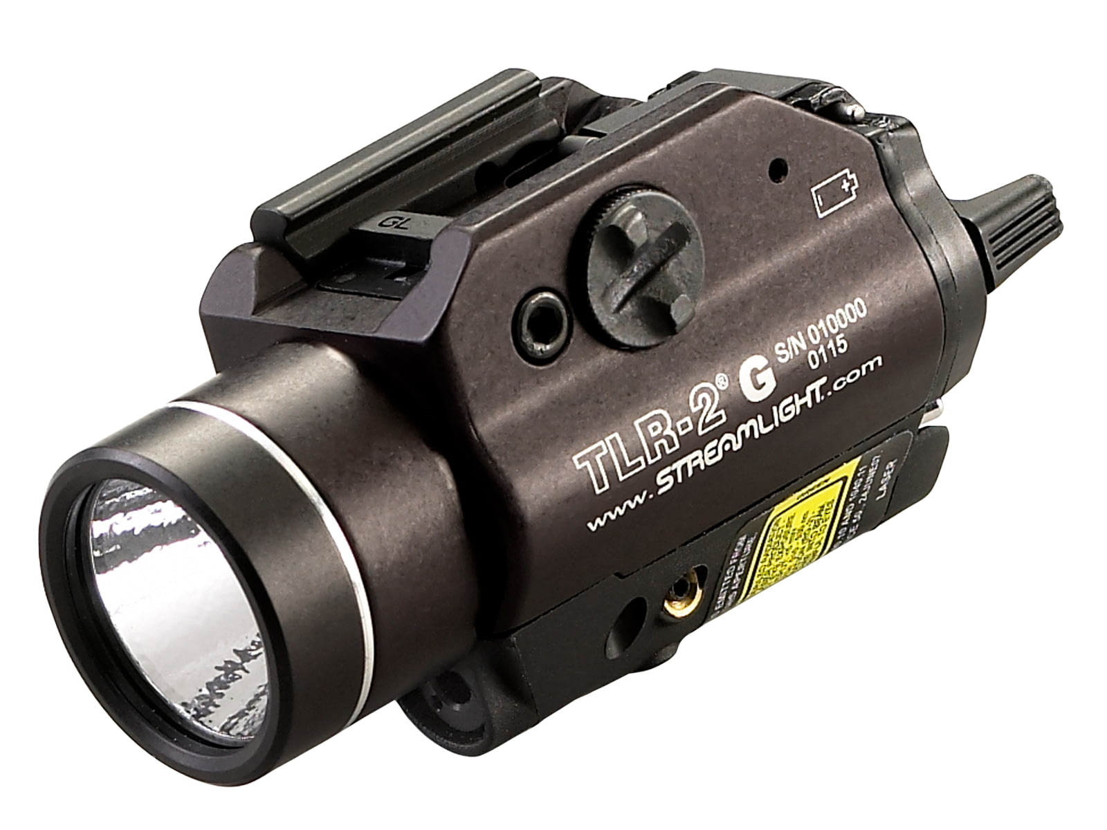Streamlight TLR-2G LED Rail-Mounted Tactical Light CR123A Green/White 300 Lumens Black 69250