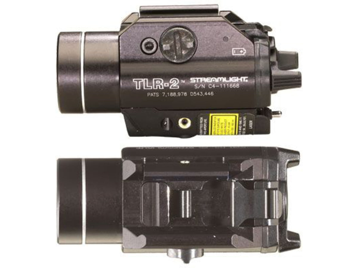 Streamlight TLR-2G LED Rail-Mounted Tactical Light CR123A Green/White 300 Lumens Black 69250