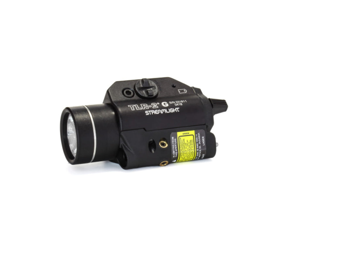 Streamlight TLR-2G LED Rail-Mounted Tactical Light CR123A Green/White 300 Lumens Black 69250