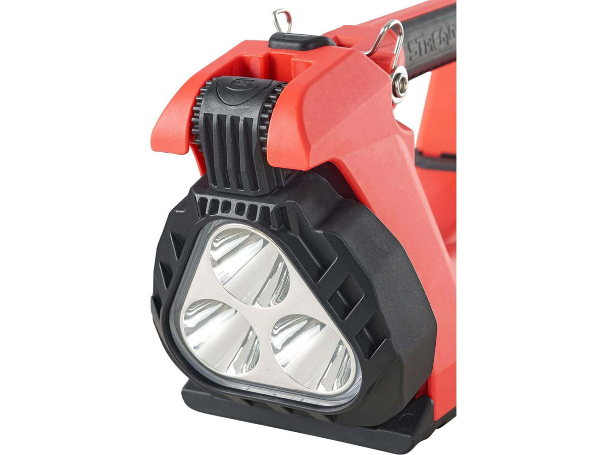 Streamlight Vulcan Clutch LED Lantern Lithium Ion White 120V/12V DC Charger 1700 Lumens Orange