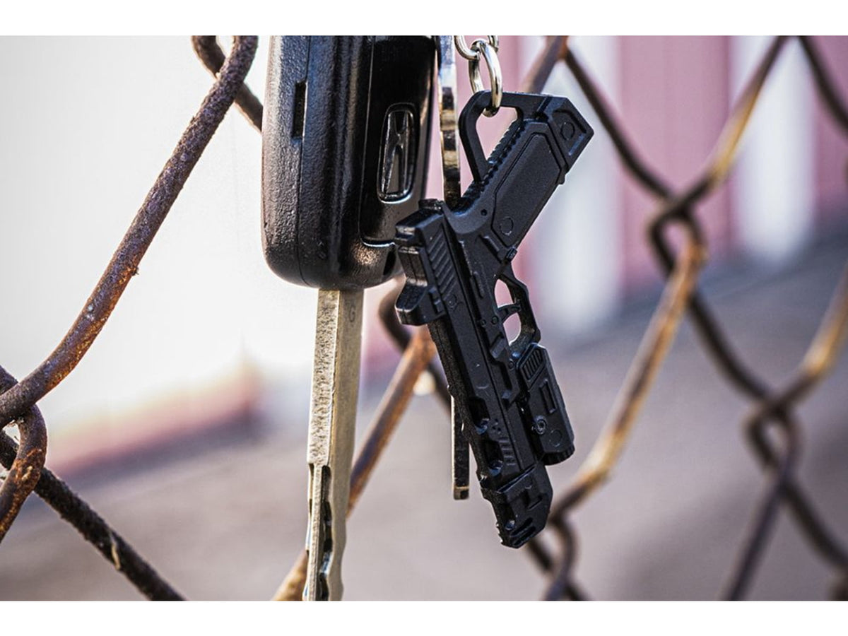 Strike Industries Miniature Pistol Key Chain Black One Size SI-SMP-KEY
