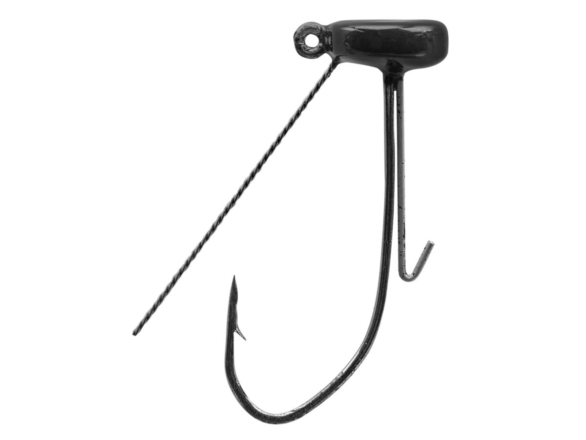 Strike King Tour Grade Weedless Ned Head Jig Head Fishing Lure Black 1/16oz