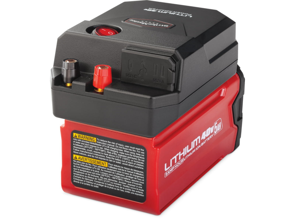StrikeMaster Lithium 40V Power Adapters LFV-12VA