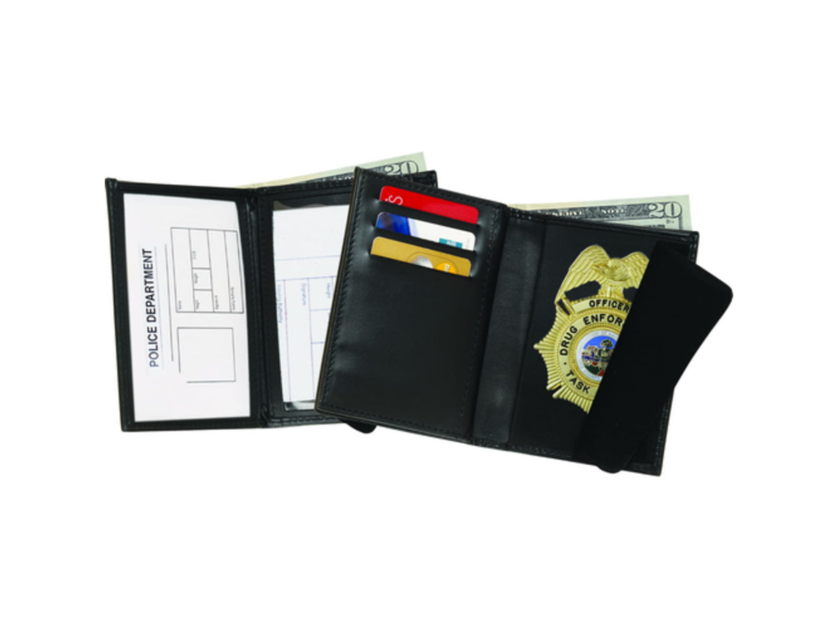 Strong Leather Company - Double Id Badge Black -
