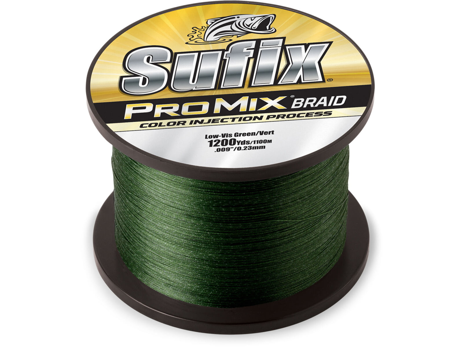 Sufix ProMix Braid 30lb Line Low-Vis Green 1200 Yds
