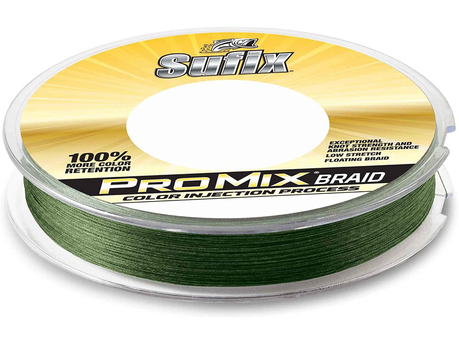 Sufix ProMix Braid 6lb Line Low-Vis Green 150 Yds