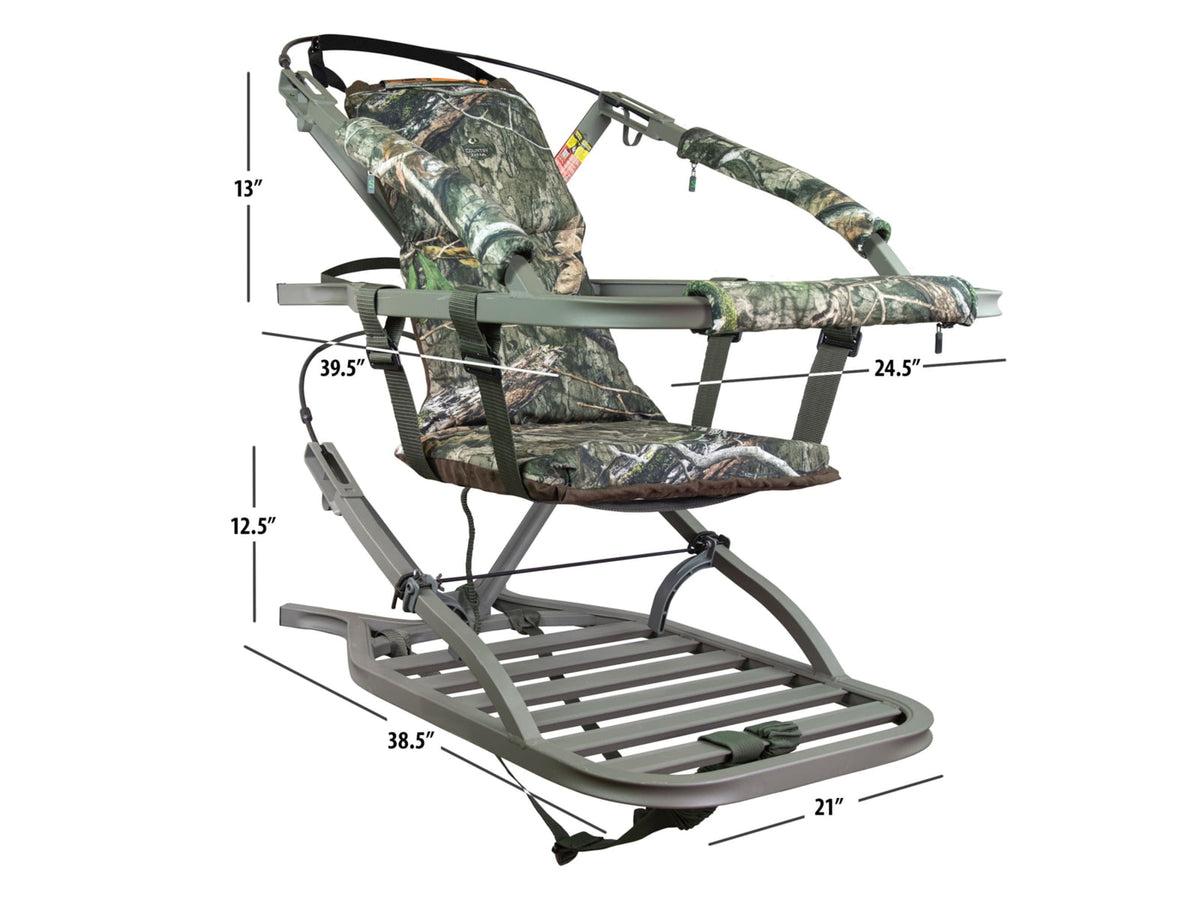 Summit Treestands Titan SD Climbing Treestand 21x34.75in Platform SU81118