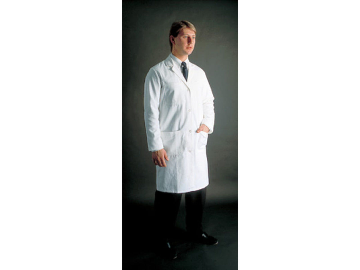 Superior Uniform Mens Cotton Twill Lab Coats Worklon 423-46