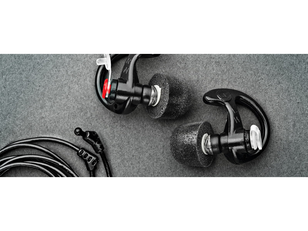 SureFire Comply Replacement Earplug Tips Black Medium NSN