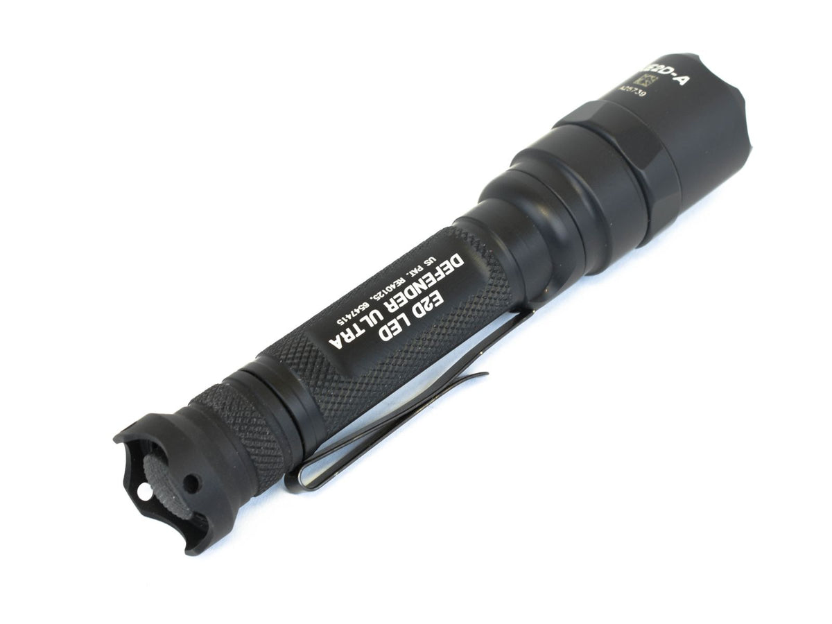 SureFire Led Defender Ultra Flashlight 5/1000 Lumens Click Switch Black NSN