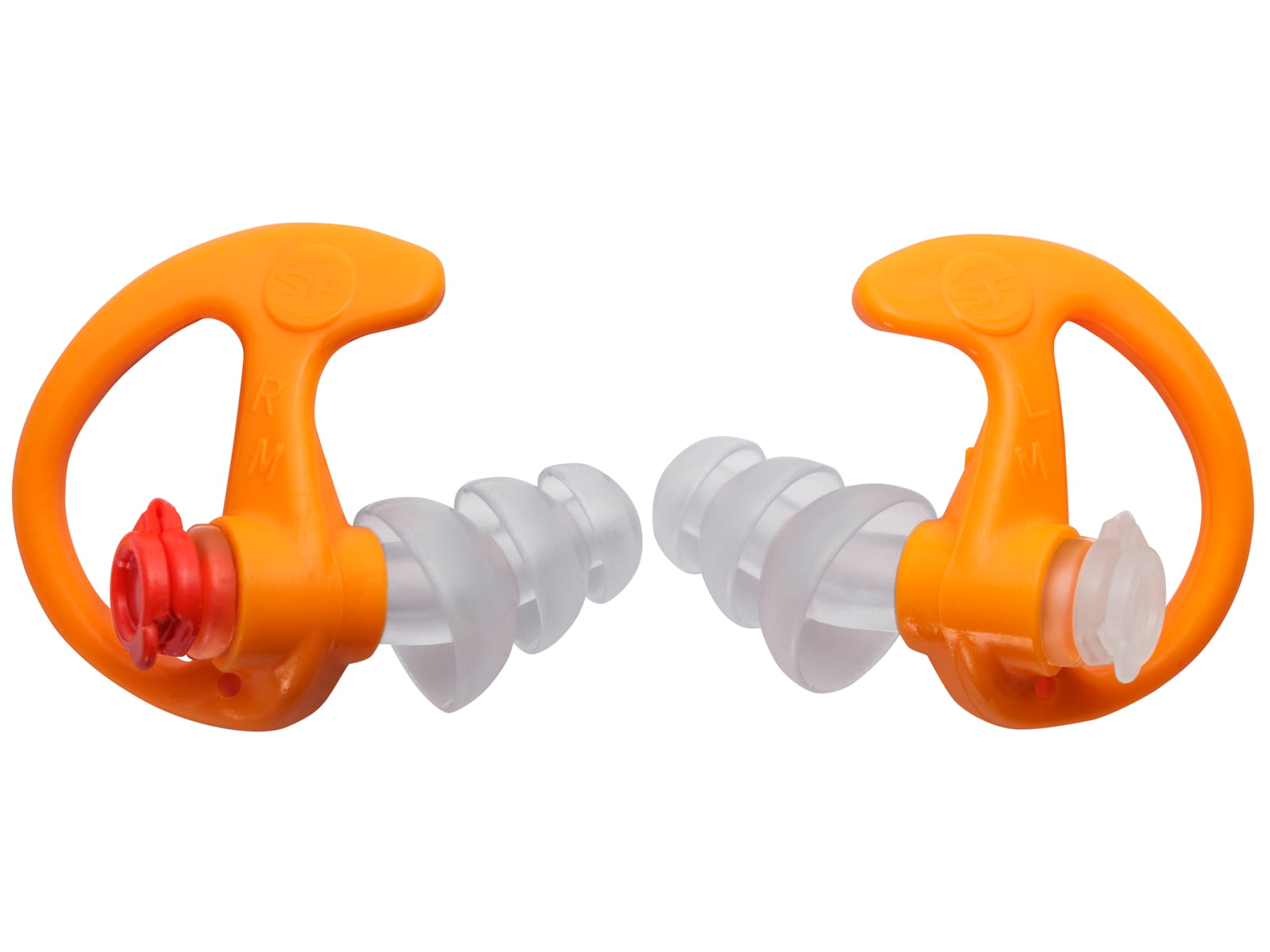 SureFire Triple Flanged Filtered Earplugs 1 Pair Orange Medium