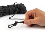 Survive Outdoors Longer 550 Paracord 100 ft with Carabiner Black