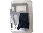 Survive Outdoors Longer PackIt Card Tool Silver 0140-0004