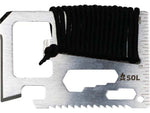 Survive Outdoors Longer PackIt Card Tool Silver 0140-0004
