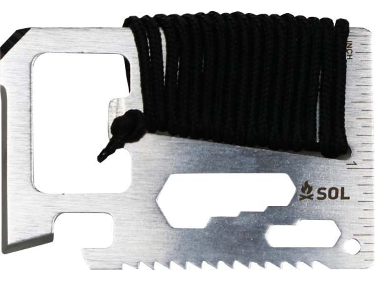 Survive Outdoors Longer PackIt Card Tool Silver 0140-0004