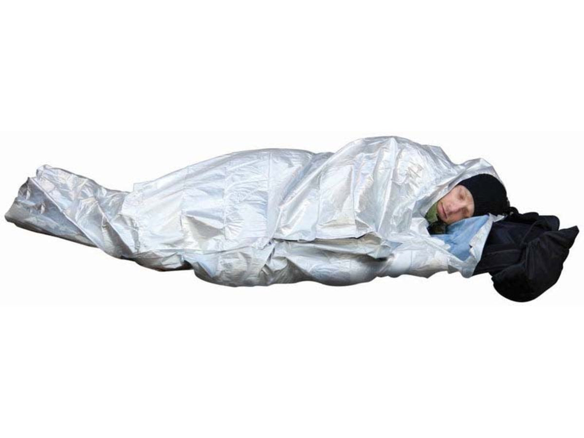 Survive Outdoors Longer Thermal Bivvy w/ Rescue Whistle Orange
