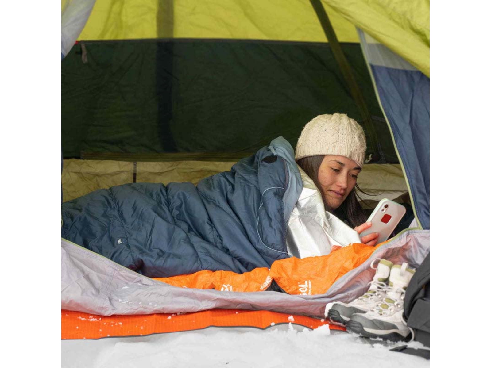 Survive Outdoors Longer Thermal Bivvy w/ Rescue Whistle Orange
