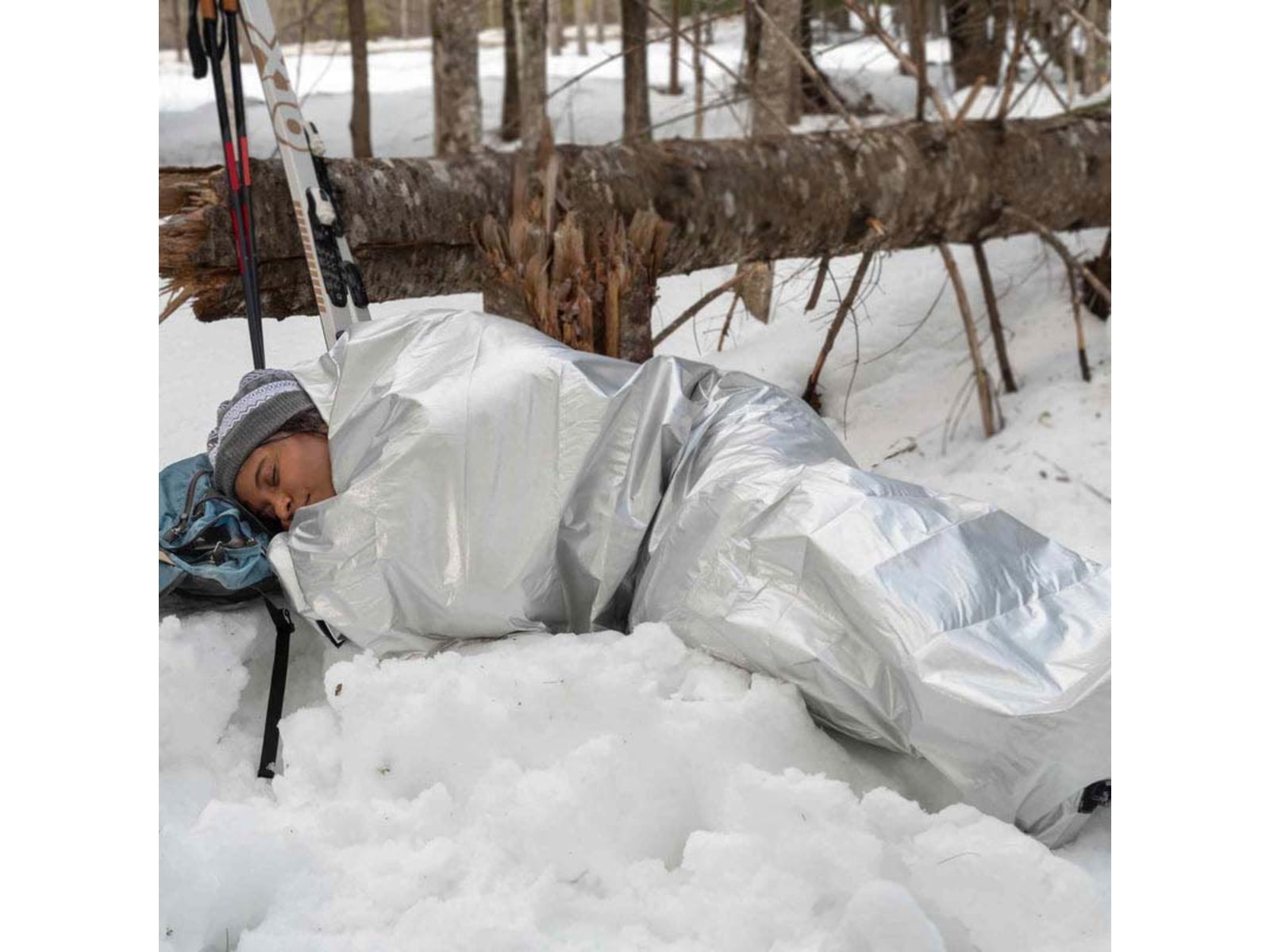 Survive Outdoors Longer Thermal Bivvy w/ Rescue Whistle Orange