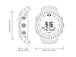 Suunto Core Unisex Watch w/ Altimeter&Compass 49.5mm Case Diameter Aluminum Bezel Black Composite Strap One Size