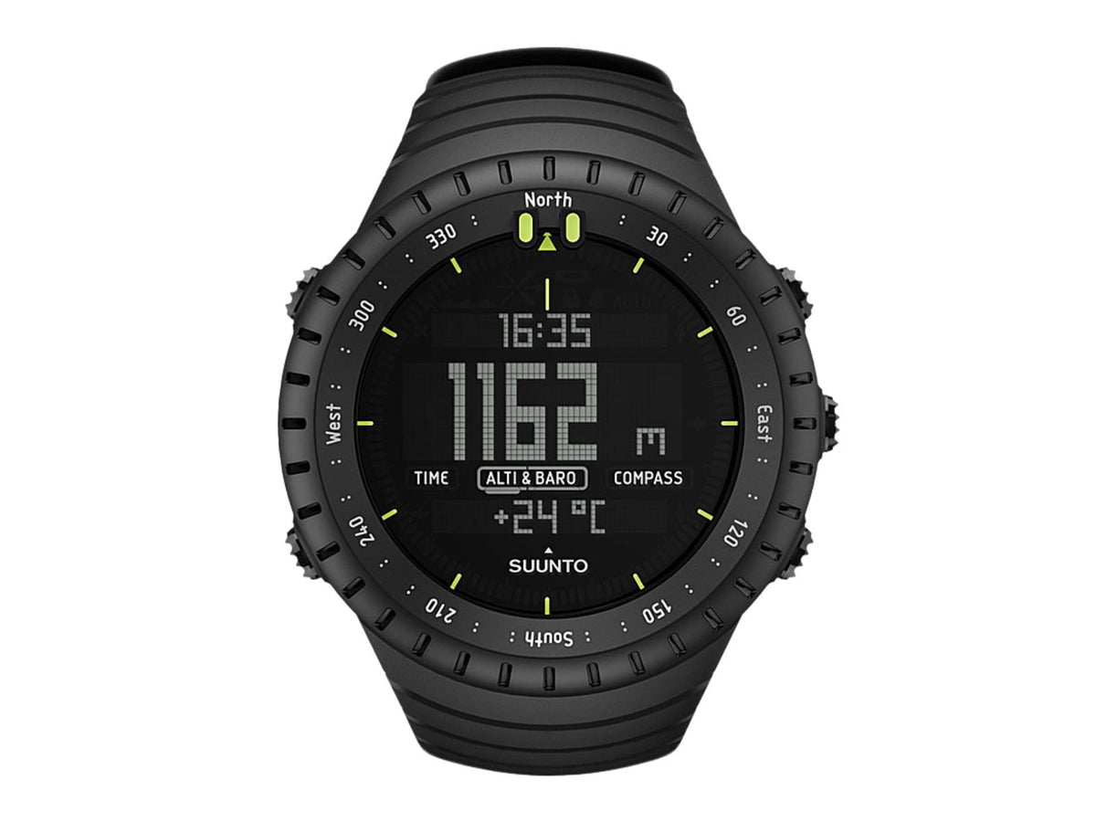 Suunto Core Unisex Watch w/ Altimeter&Compass 49.5mm Case Diameter Aluminum Bezel Black Composite Strap One Size