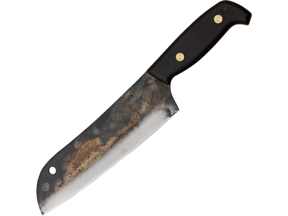 Svord Santoku Kitchen Knife7.5inSantoku BladeMolded Black Polycarbonate Handle SVSKU