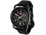 Szanto Icon Roland Sands Chrono Watches Black Dial Black Strap Black One Size IC RS 2252