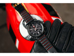Szanto Icon Roland Sands Chrono Watches Black Dial Black Strap Black One Size IC RS 2252