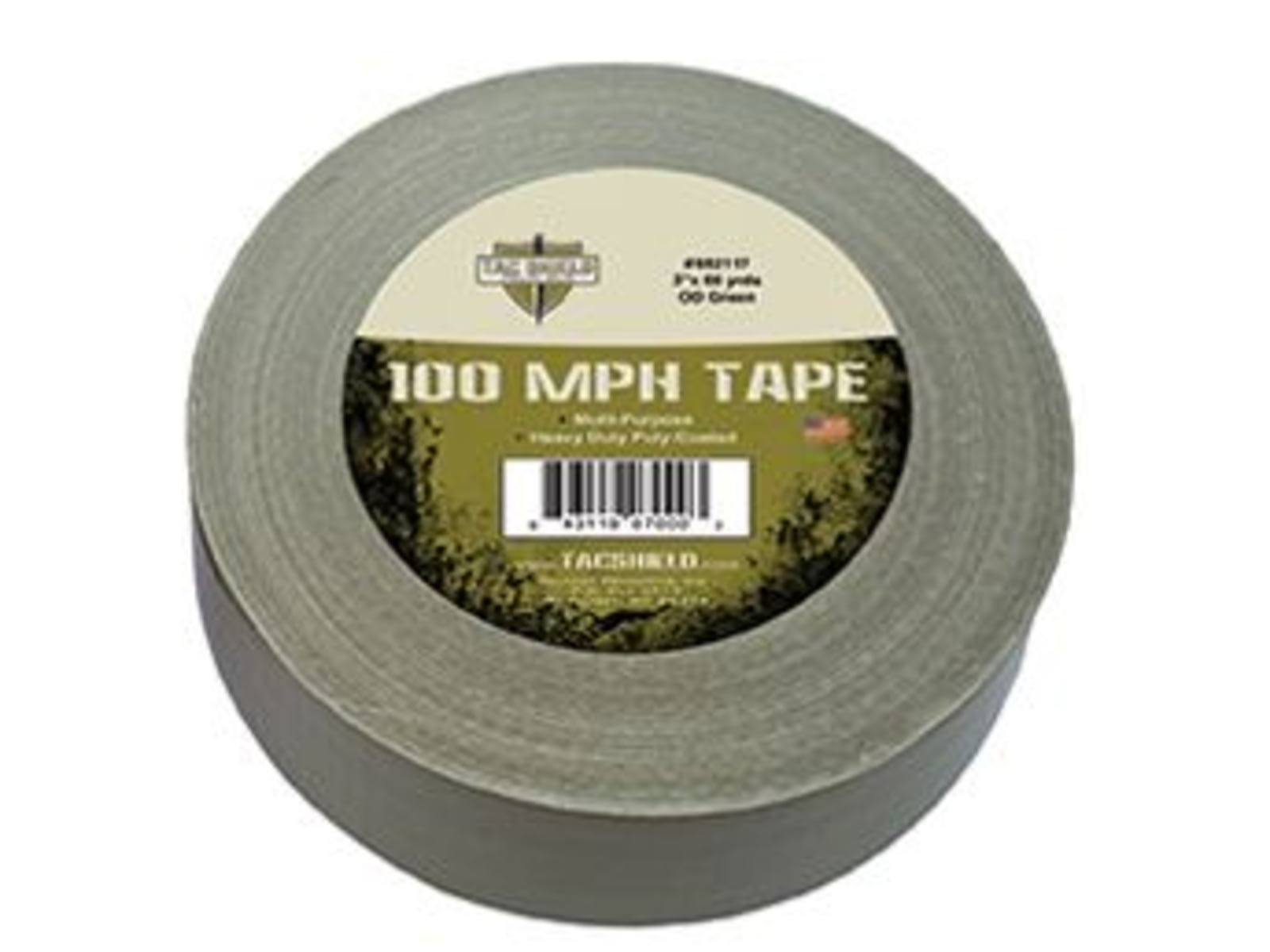 Tac Shield 100 MPH Tape 2in. x 10 yards OD Green