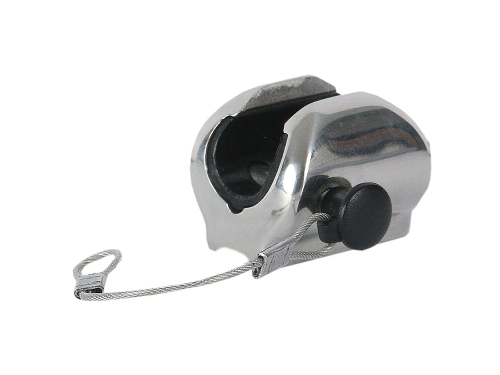 TACO Marine Concave Deck Hinge w/Pin & Lanyard - Fits 7/8" Tube F13-0242/244BN-1