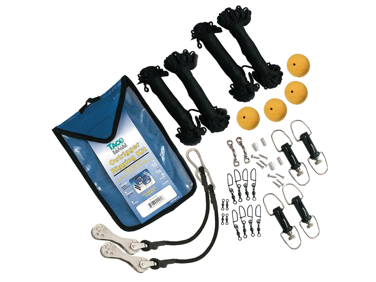TACO Marine Double Rigging Kit f/2-Rigs on 2-Poles Premium RK-0002PB