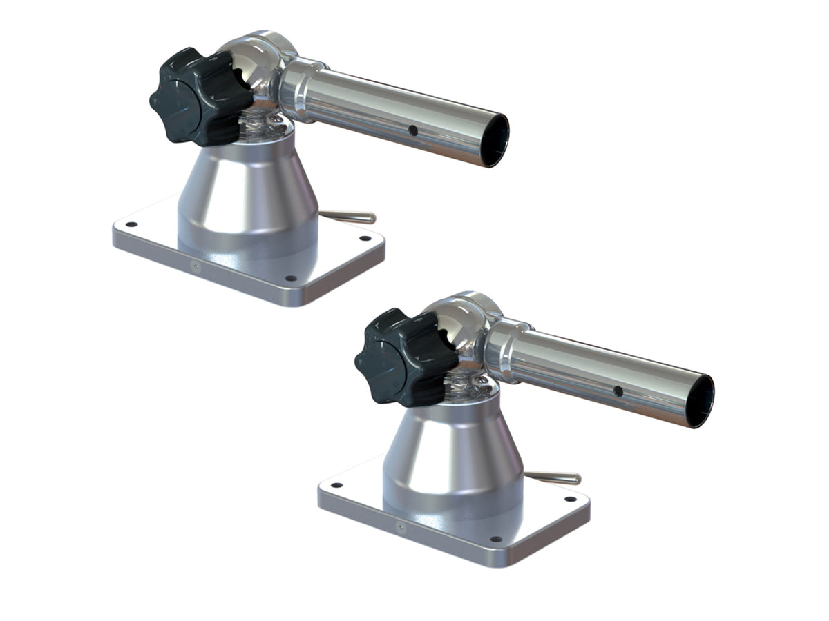 TACO Marine Grand Slam 170 Outrigger Top Mounts - 1-1/8" Pair GS-170