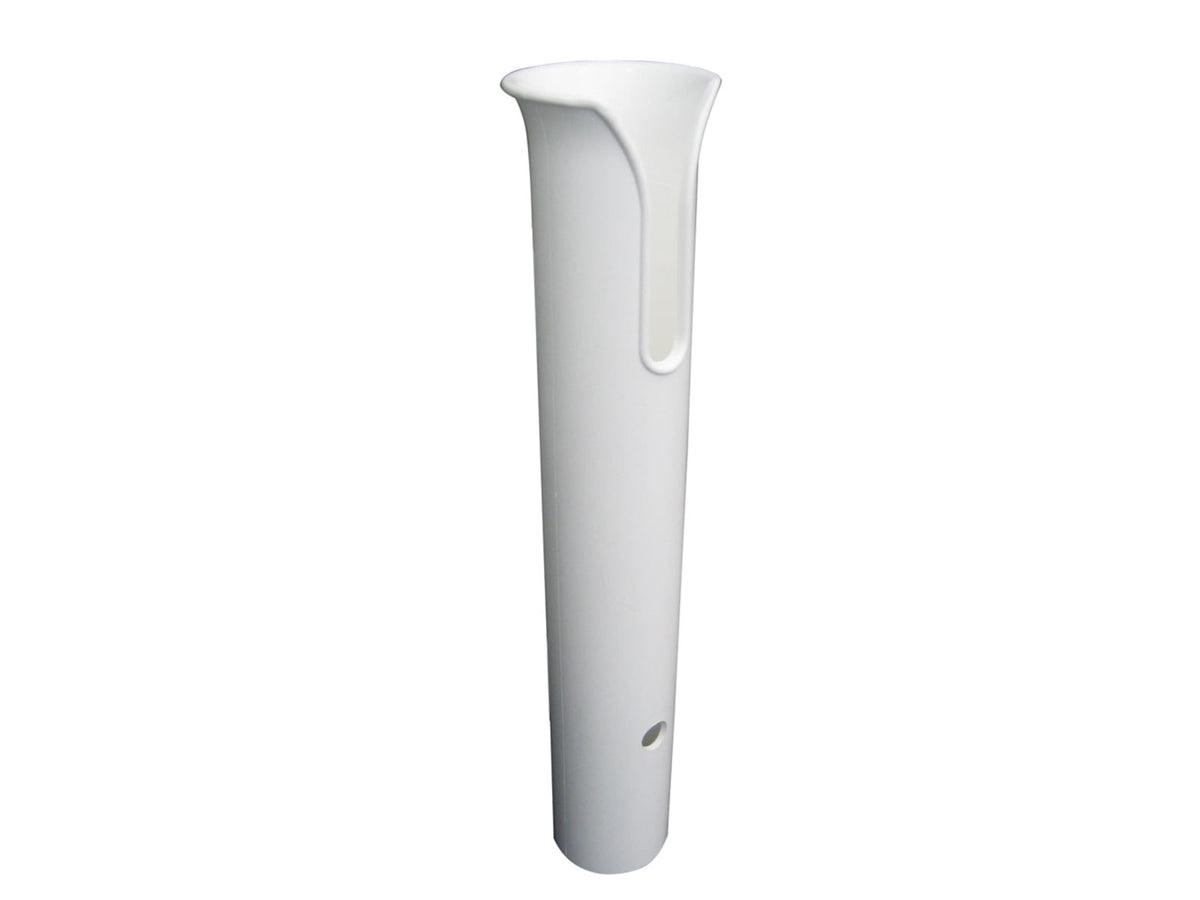 TACO Marine Poly Thru-Bolt Rod Holder w/Mounting Holes - No Hardware - White P04-011W