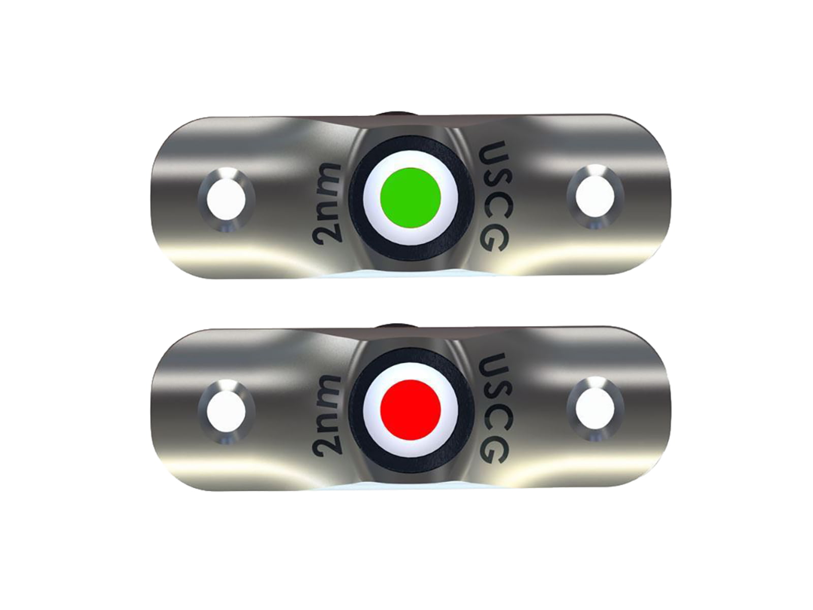 TACO Marine Rub Rail Mounted LED Navigation Light Set 2-1/2in F38-6800D
