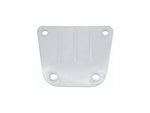 TACO Marine Side Mount Table Pedestal Receptor Backing Plate - White Delrin F40-0018WHC-A