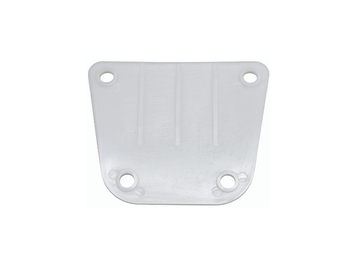 TACO Marine Side Mount Table Pedestal Receptor Backing Plate - White Delrin F40-0018WHC-A