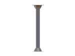 TACO Marine Surface-Mount Pedestal Table Base For 2.375in Post - Base 7in Z10-4067BLY60MM