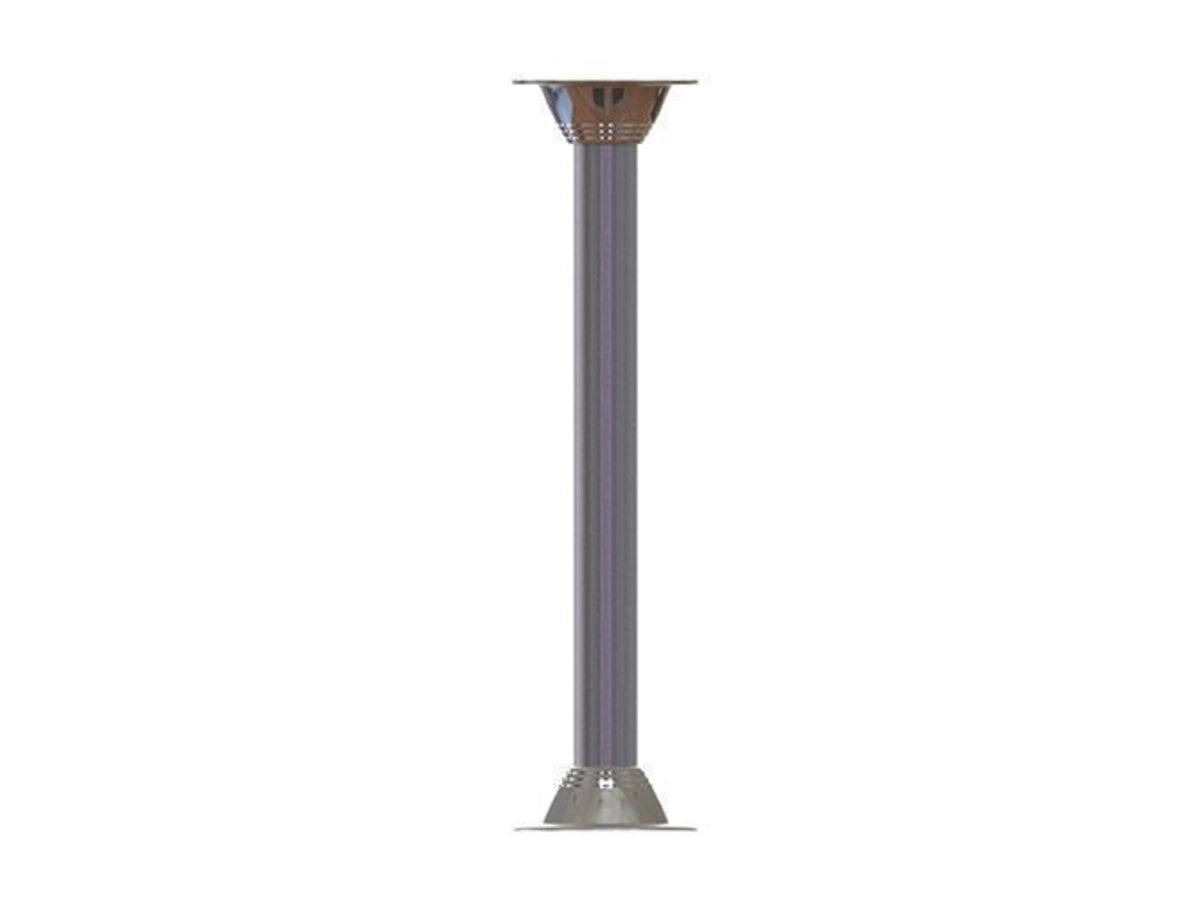 TACO Marine Surface-Mount Pedestal Table Base For 2.375in Post - Base 7in Z10-4067BLY60MM