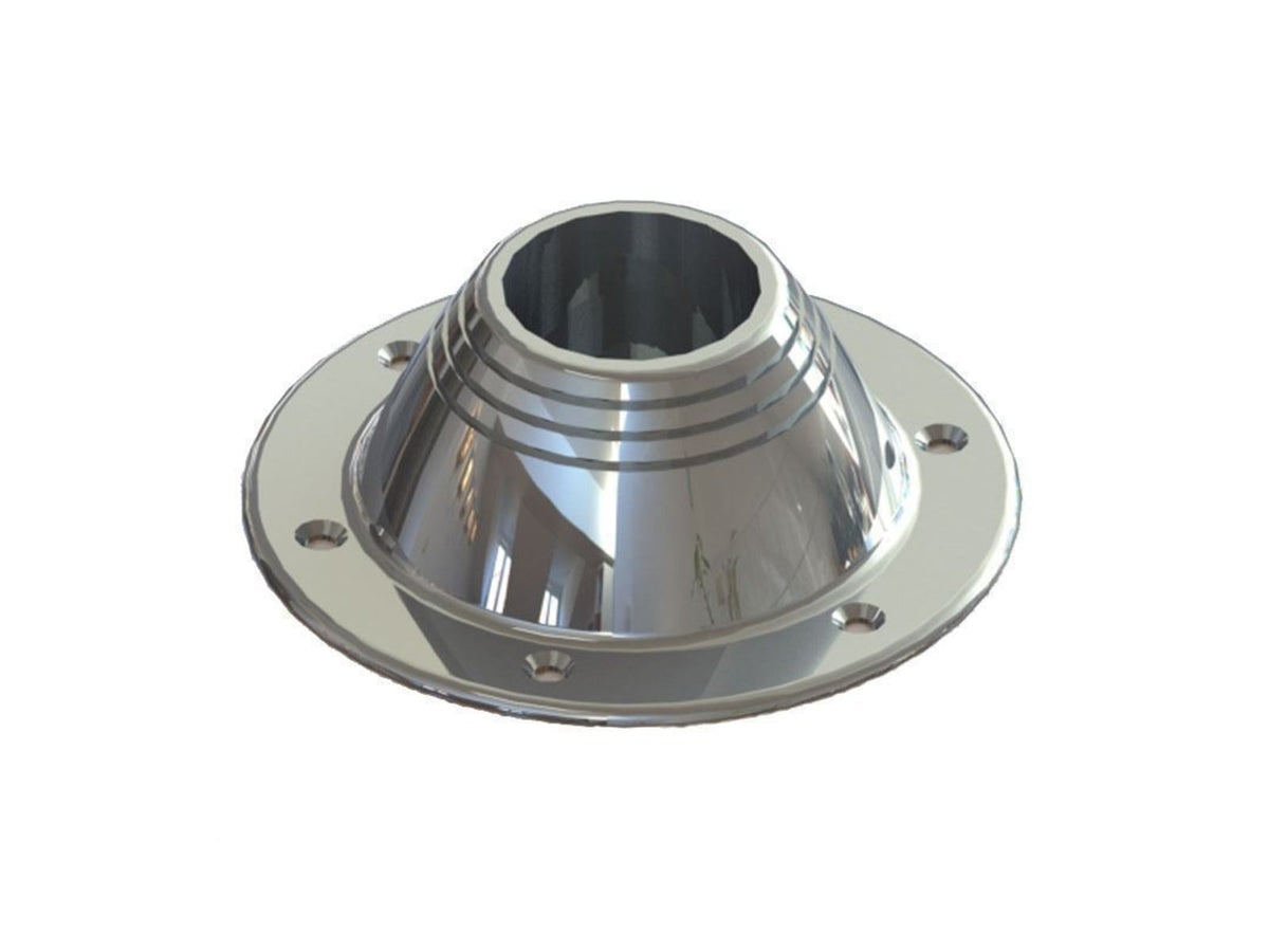TACO Marine Surface-Mount Pedestal Table Base For 2.375in Post - Base 7in Z10-4067BLY60MM