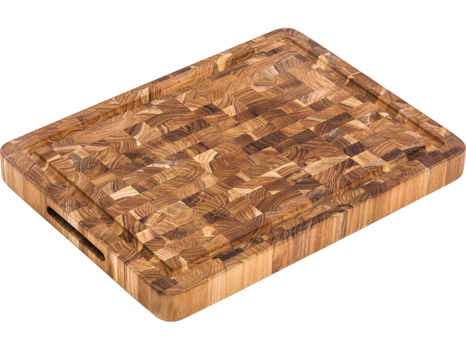 Teak Haus 10lb Butcher Block HD Cutting Board 16in x 12in x 1.5in 10lb Teakwood 311
