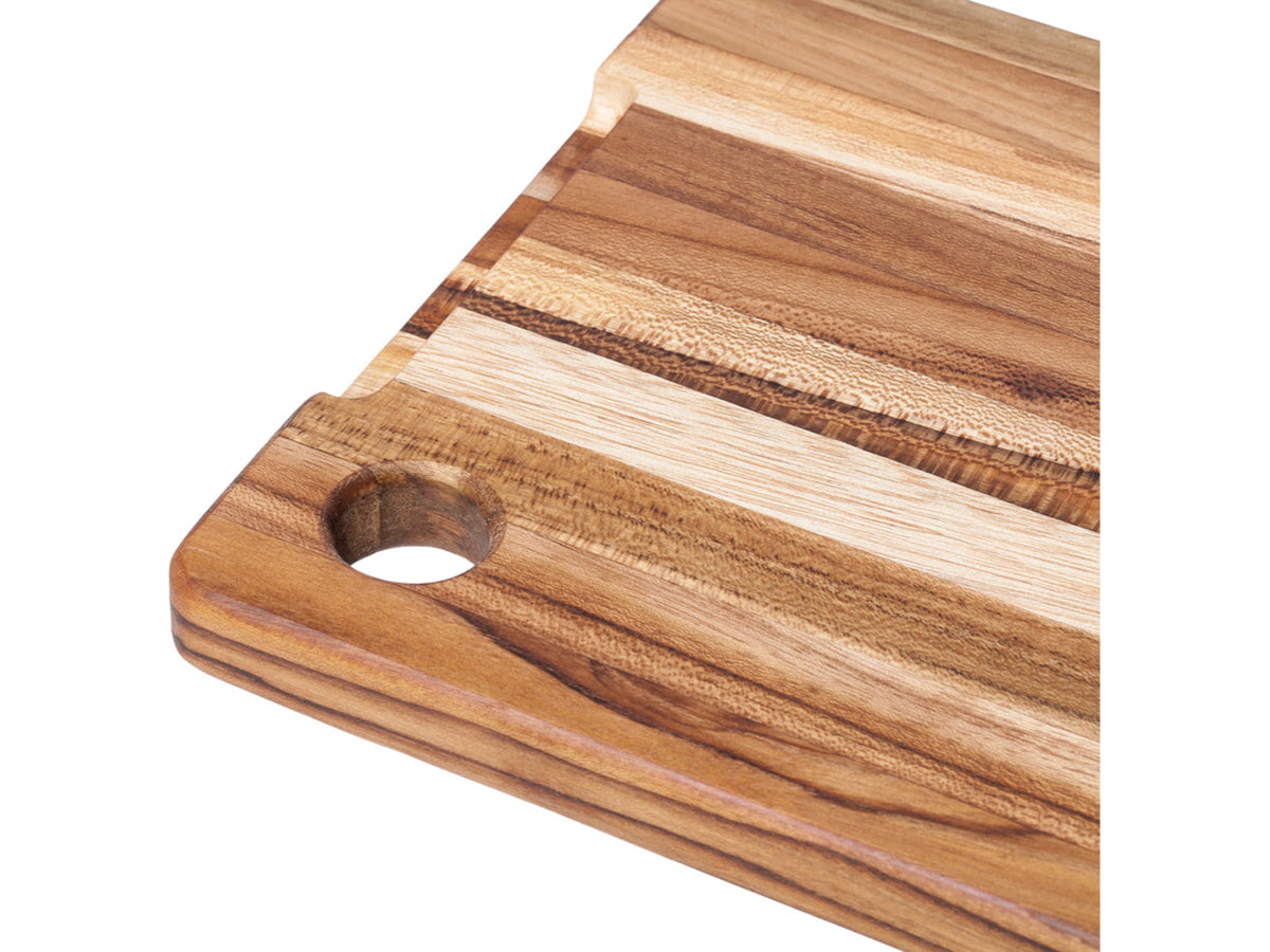 Teak Haus Marine Bar Board w/ Juice Canal 8in x 8in x 0.75in 3lb 513