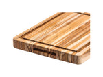 Teak Haus Traditional Carving Board 16in x 12in x 1.5in 10lb 105