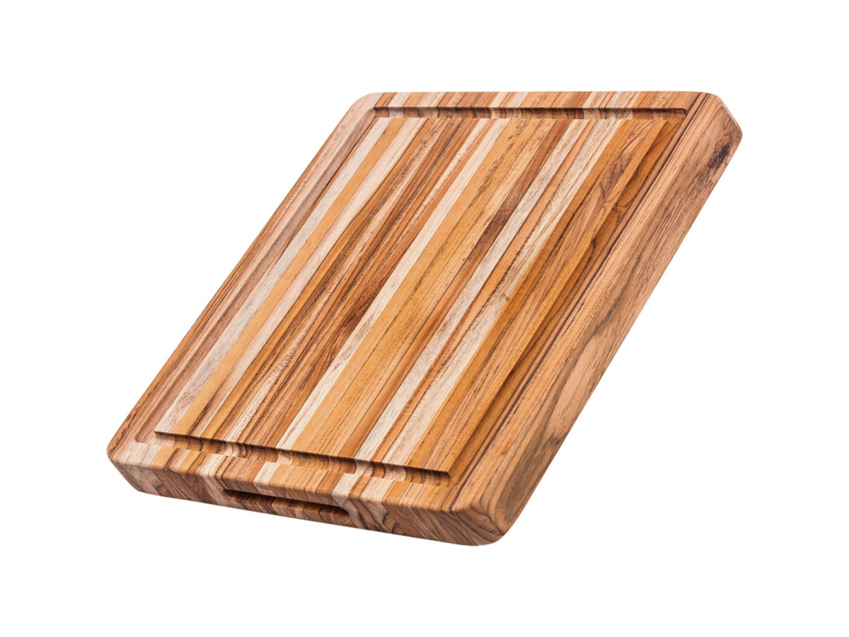 Teak Haus Traditional Carving Board 16in x 12in x 1.5in 10lb 105