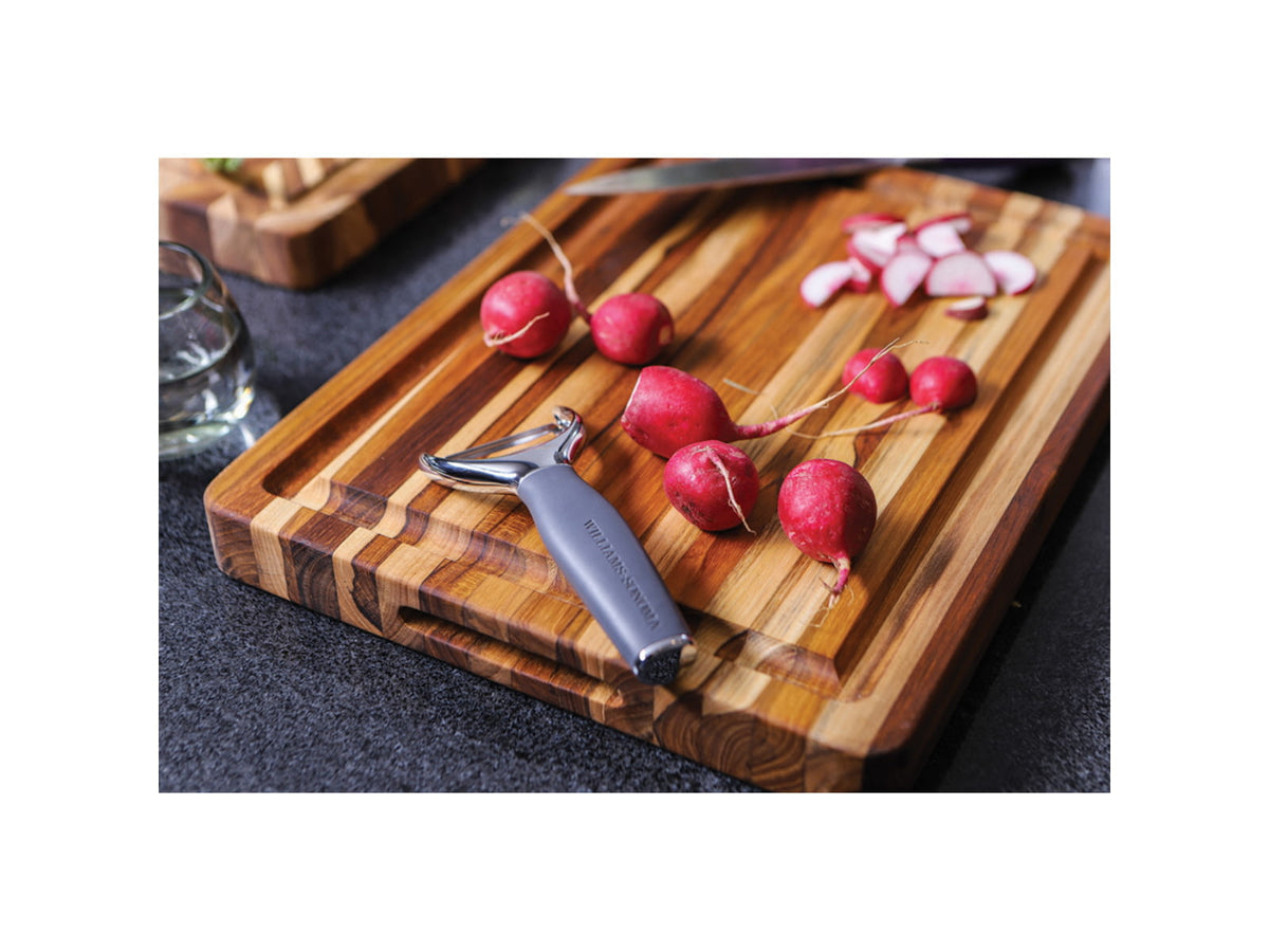 Teak Haus Traditional Carving Board 16in x 12in x 1.5in 10lb 105