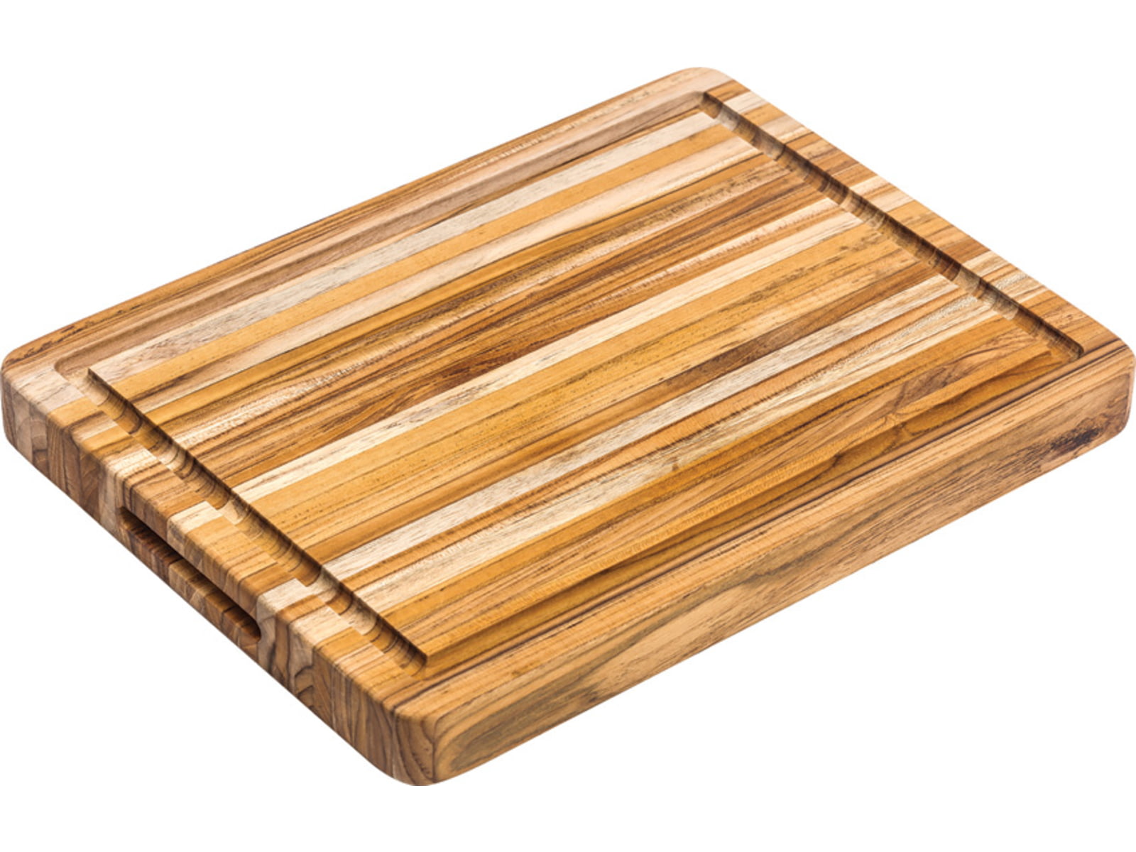 Teak Haus Traditional Carving Board 16in x 12in x 1.5in 10lb 105