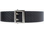 Team Nexbelt Basket Weave Duty Ratchet Men's Belt Nickel Buckle 2.25in Black PCS1824