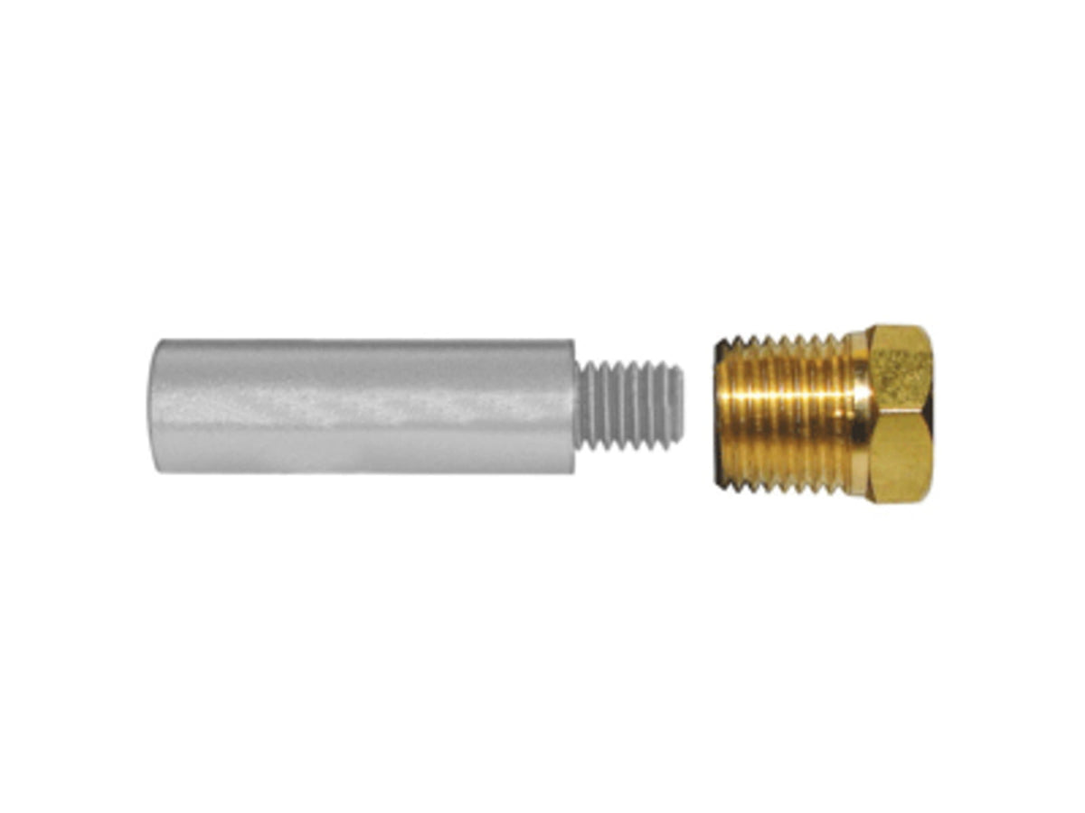 Tecnoseal Pencil Zinc w/Brass Cap E3 TEC-E3-C
